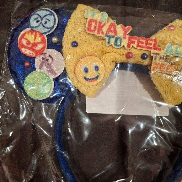 Inside Out Mouse Mickey Ears Headband for Disneyland Walt Disney W… - Picture 4 of 6